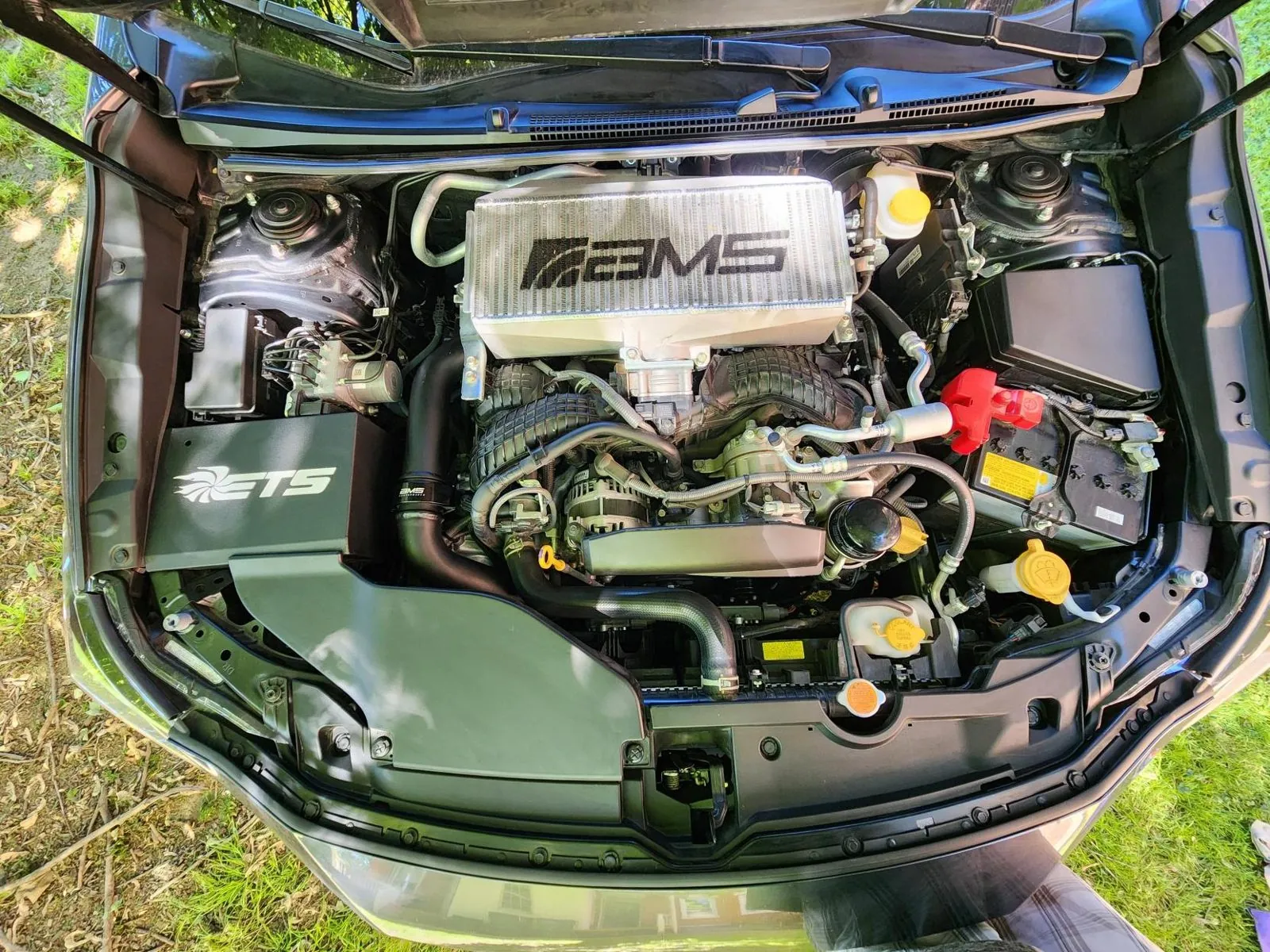Engine bay from above