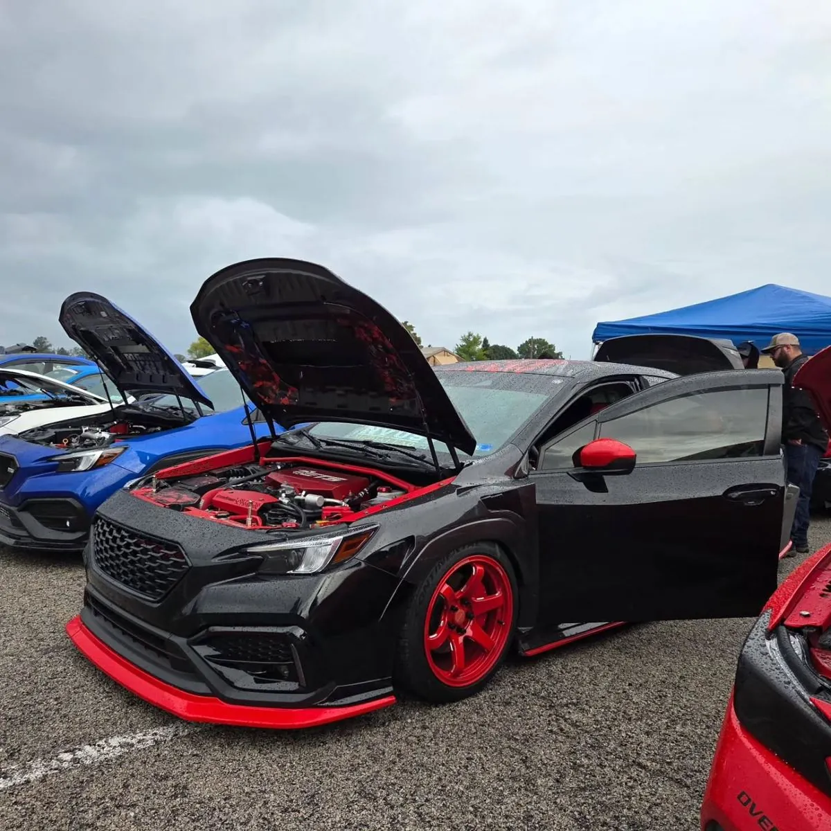 A build on the Boxerfest show lot