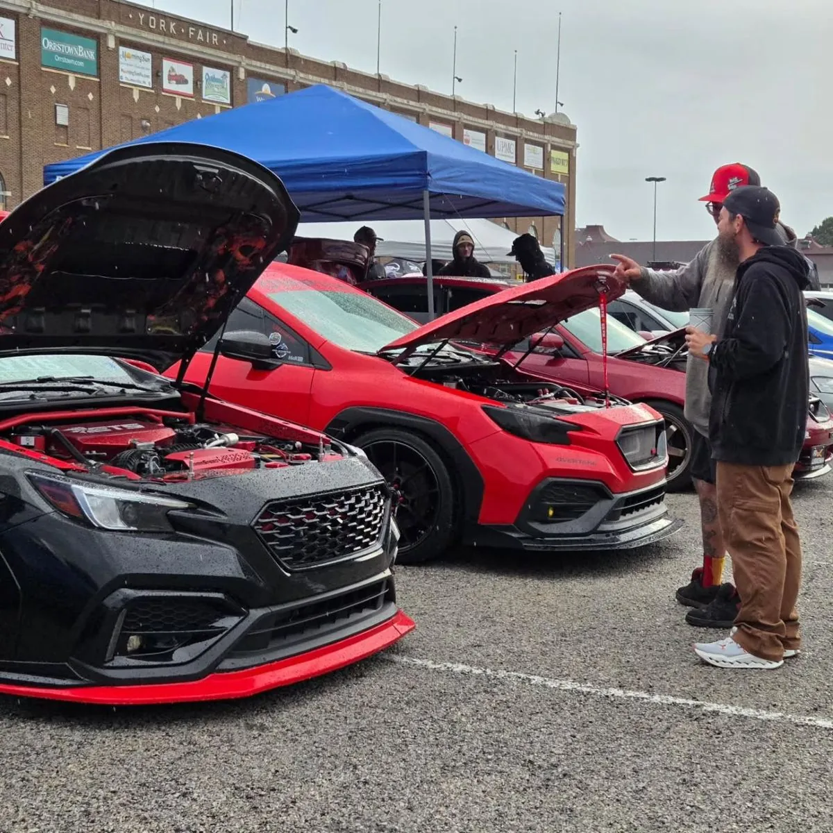 A build on the Boxerfest show lot