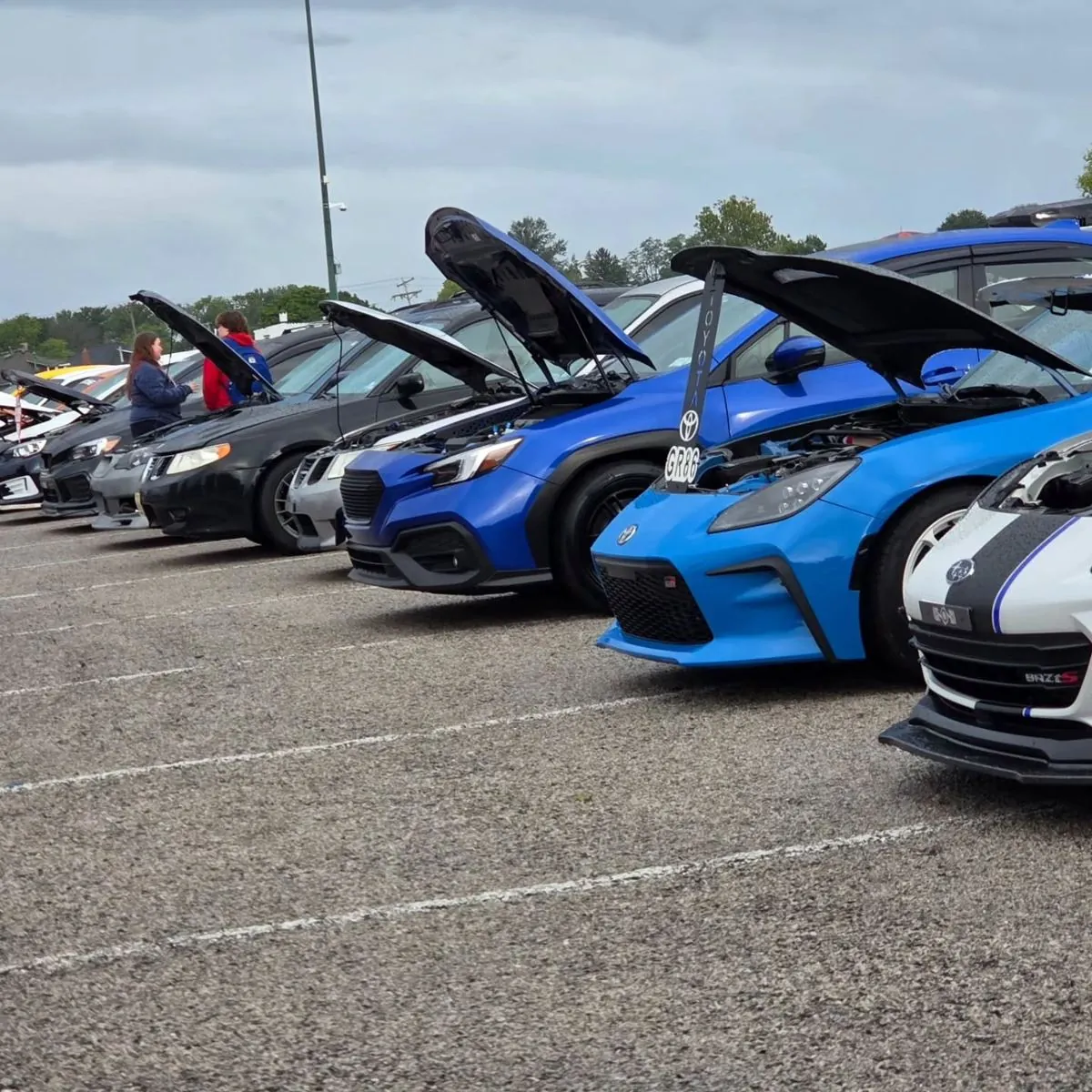 A build on the Boxerfest show lot