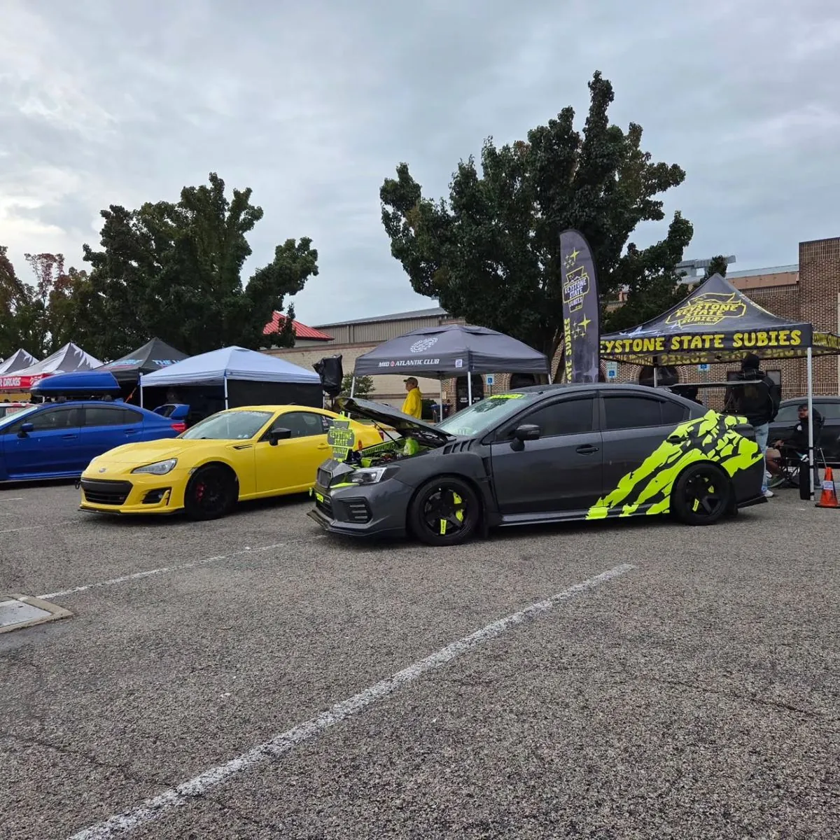 A build on the Boxerfest show lot