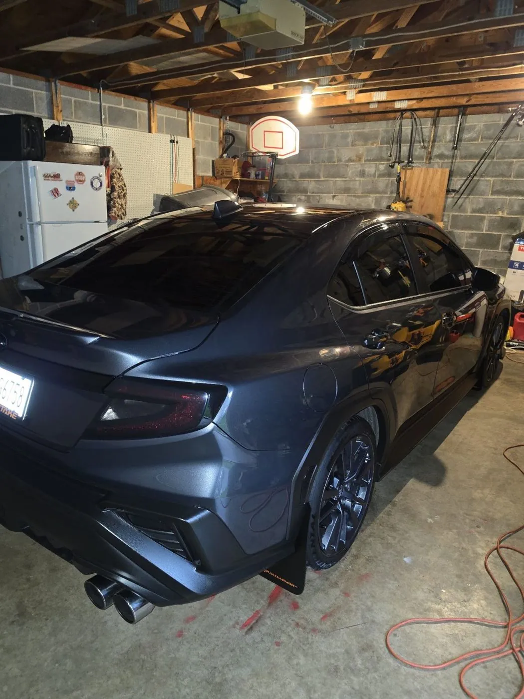 Rear three-quarter in the garage