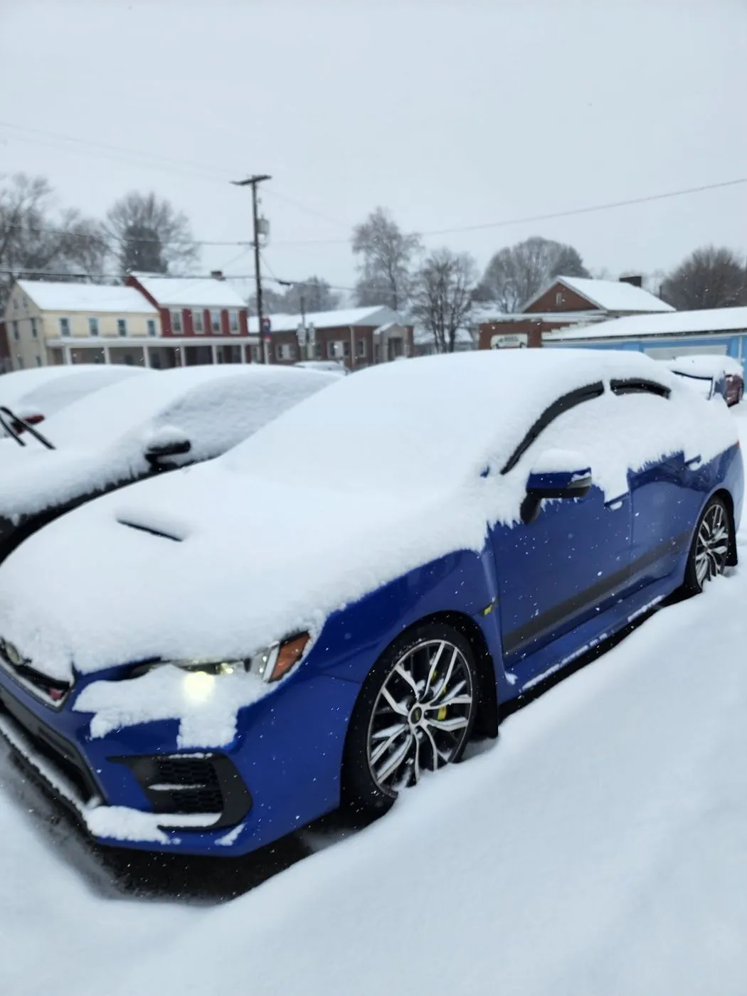 STI under fresh snow