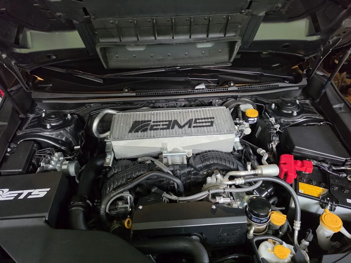 AMS intercooler going in