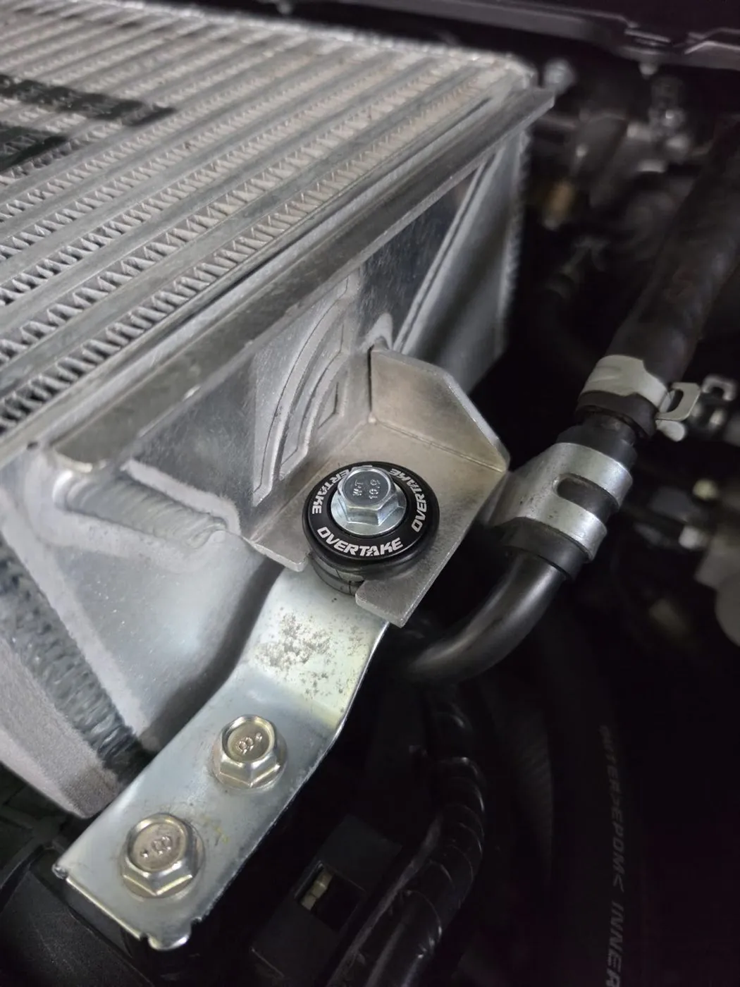 Intercooler bracket and bushing