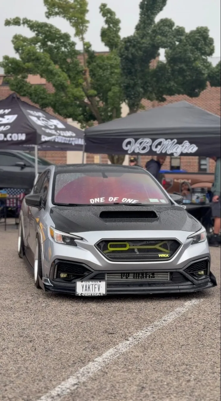 @6spdvb's WRX parked under the VB Mafia tent
