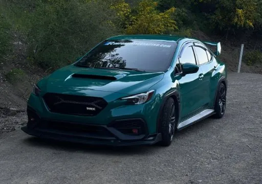 @3pdlwrx's green WRX front on