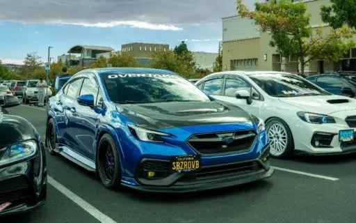 @subzero_vb's WRX front three quarter at a meet